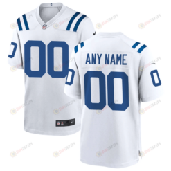 Indianapolis Colts Custom Game Jersey - White