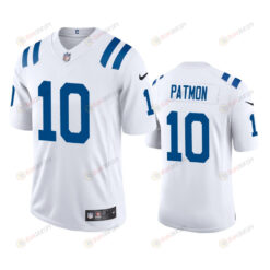 Indianapolis Colts Dezmon Patmon 10 White Vapor Limited Jersey