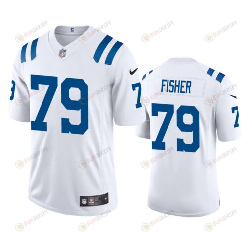 Indianapolis Colts Eric Fisher 79 White Vapor Limited Jersey