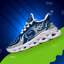 Indianapolis Colts Logo Fireball Pattern 3D Max Soul Sneaker Shoes