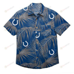 Indianapolis Colts Tropical Leave ??3D Printed Hawaiian Shirt