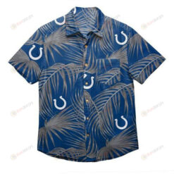 Indianapolis Colts Tropical Leave Hawaiian Shirt
