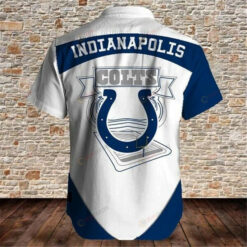 Indianapolis Colts White Blue ??3D Printed Hawaiian Shirt