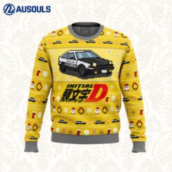 Initial D Classic Toyota Car Ugly Sweaters For Men Women Unisex