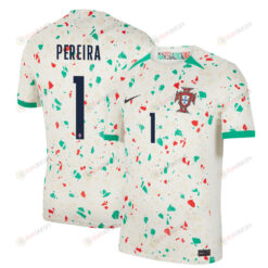 In?s Pereira 1 Portugal Women's National Team 2023-24 World Cup Away Men Jersey