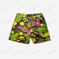 Iowa Hawkeyes Highlights Hawaiian Men Shorts Swim Trunks - Print Shorts