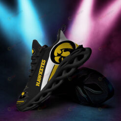 Iowa Hawkeyes Logo Torn Pattern 3D Max Soul Sneaker Shoes
