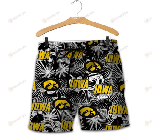 Iowa Hawkeyes Men Shorts Tropical Seamless