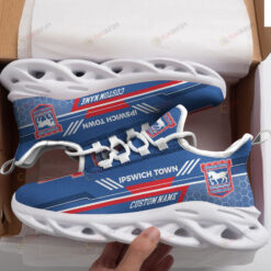 Ipswich Town Logo Custom Name Pattern 3D Max Soul Sneaker Shoes