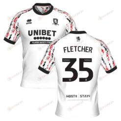 Isaac Fletcher 35 Middlesbrough 2022-23 Third Jersey - White