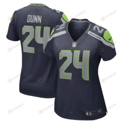 Isaiah Dunn Seattle Seahawks Women's Game Player Jersey - College Navy