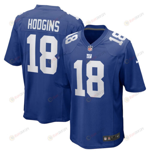 Isaiah Hodgins 18 New York Giants Home Game Player Jersey - Royal