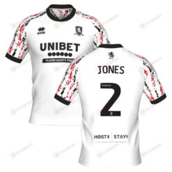 Isaiah Jones 2 Middlesbrough 2022-23 Third Jersey - White