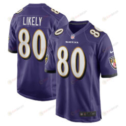 Isaiah Likely Baltimore Ravens Player Game Jersey - Purple