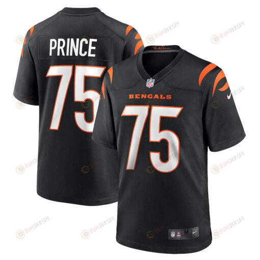 Isaiah Prince 75 Cincinnati Bengals Game Player Jersey - Black