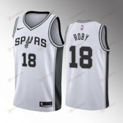 Isaiah Roby 18 San Antonio Spurs White Jersey 2022-23 Association Edition Swingman