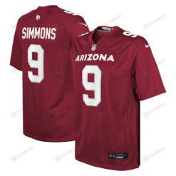 Isaiah Simmons 9 Arizona Cardinals Youth Game Player Jersey - Cardinal