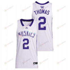 Isaiah Thomas 2 Washington Huskies Alumni Basketball Honoring Black Excellence Men Jersey - White