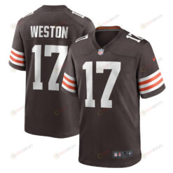 Isaiah Weston Cleveland Browns Game Player Jersey - Brown