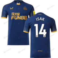 Isak 14 Newcastle United FC Men 2022/23 Away Jersey - Navy