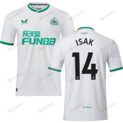 Isak 14 Newcastle United FC Men 2022/23 Third Jersey - White