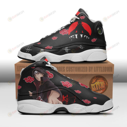 Itachi Akatsuki Shoes Anime Shoes Air Jordan 13 Shoes Sneakers