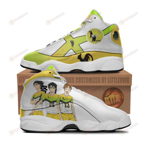 Itachiyama Institute Shoes Haikyuu Anime Air Jordan 13 Shoes Sneakers