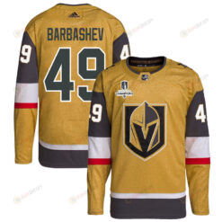 Ivan Barbashev 49 Vegas Golden Knights Stanley Cup 2023 Champions Patch Home Breakaway Men Jersey - Gold