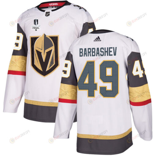 Ivan Barbashev 49 Vegas Golden Knights Stanley Cup 2023 Final Patch Away Breakaway Men Jersey - White