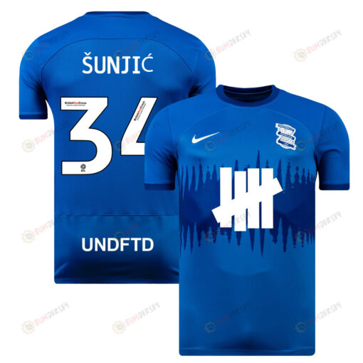 Ivan ?unji? 34 Birmingham City 2023/24 Home Men Jersey - Blue