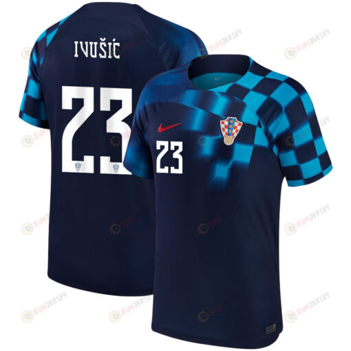 Ivica Ivu?i? 23 Croatia National Team 2022-23 Away Men Jersey