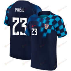 Ivica Ivu?i? 23 Croatia National Team Qatar World Cup 2022-23 Away Jersey