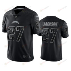 J.C. Jackson 27 Los Angeles Chargers Black Reflective Limited Jersey - Men