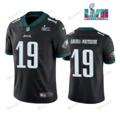 J.J. Arcega-Whiteside 19 Philadelphia Eagles Super Bowl LVII Vapor Limited Men Jersey - Black