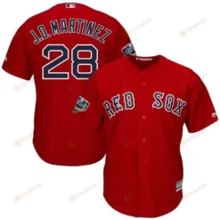 J.d. Martinez Boston Red Sox 2018 World Series Cool Base Player Jersey - Scarlet