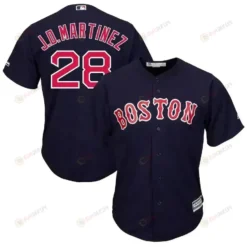 J.d. Martinez Boston Red Sox Alternate Official Cool Base Player Jersey - Navy