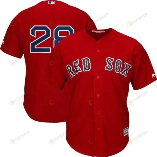 J.d. Martinez Boston Red Sox Alternate Official Cool Base Player Jersey - Scarlet Color