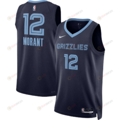 Ja Morant 12 Memphis Grizzlies Men 2022/23 Swingman Jersey - Icon Edition