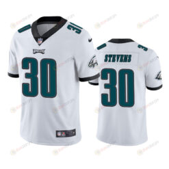 JaCoby Stevens 30 Philadelphia Eagles White Vapor Limited Jersey