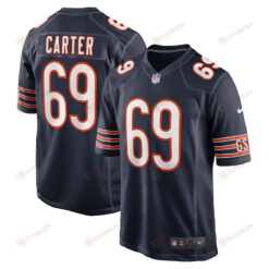 Ja'Tyre Carter Chicago Bears Game Player Jersey - Navy
