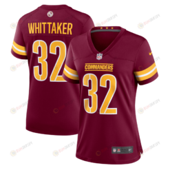 Jace Whittaker 32 Washington Commanders Women's Game Jersey - Burgundy