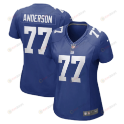 Jack Anderson New York Giants Women's Game Player Jersey - Royal