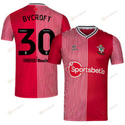 Jack Bycroft 30 Southampton FC 2023/24 Home Men Jersey - Red
