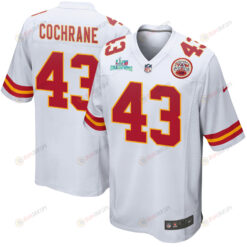 Jack Cochrane 43 Kansas City Chiefs Super Bowl LVII Champions Men's Jersey - White