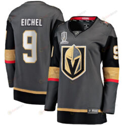 Jack Eichel 9 Vegas Golden Knights Women's 2023 Stanley Cup Champions Alternate Breakaway Jersey - Black