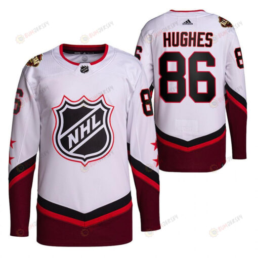 Jack Hughes 2022 All-Star Devils 86 White Primegreen Jersey