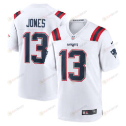 Jack Jones 13 New England Patriots Game Player Jersey - White