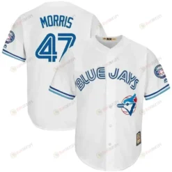 Jack Morris Toronto Blue Jays Hall Of Fame Induction Patch Cool Base Jersey - White