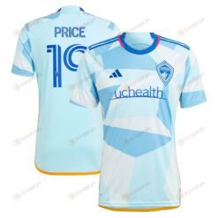 Jack Price 19 Colorado Rapids 2023 New Day Kit Men Jersey - Light Blue