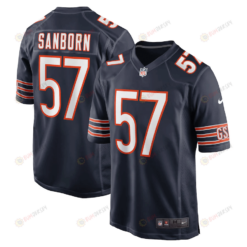 Jack Sanborn Chicago Bears Game Player Jersey - Navy